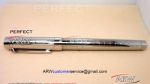 Perfect Replica Cartier Square Carved Stainless Steel And Black Rollerball Pen For Sale